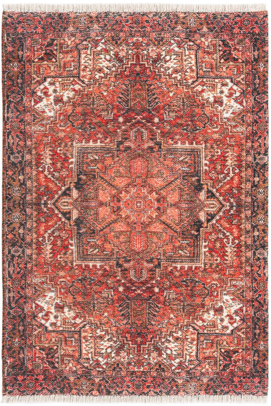 Bazaar Chic Collection Area Rug -  Essaouira Rectangle Rust Red Main