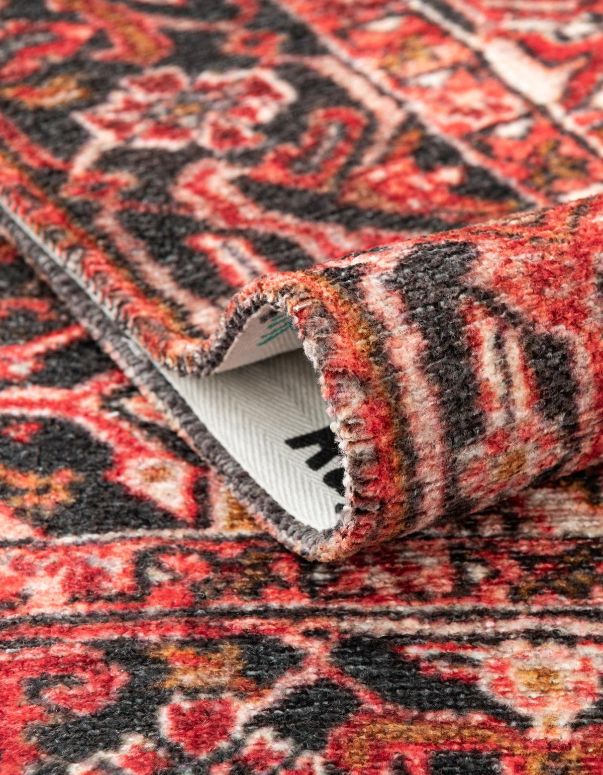 Bazaar Chic Collection Area Rug -  Essaouira Rectangle Rust Red  lifestyle 6