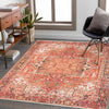 Bazaar Chic Collection Area Rug -  Essaouira Rectangle Rust Red  lifestyle 16