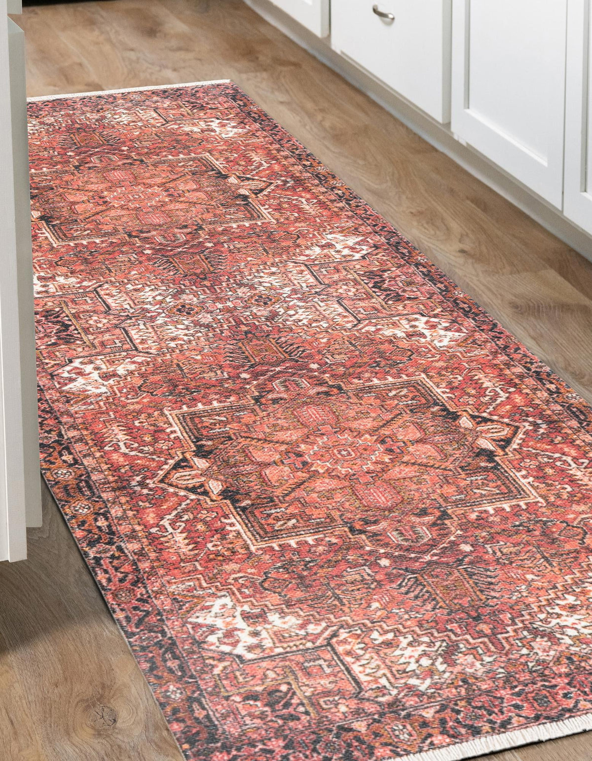 Bazaar Chic Collection Area Rug -  Essaouira Runner Rust Red  lifestyle 26