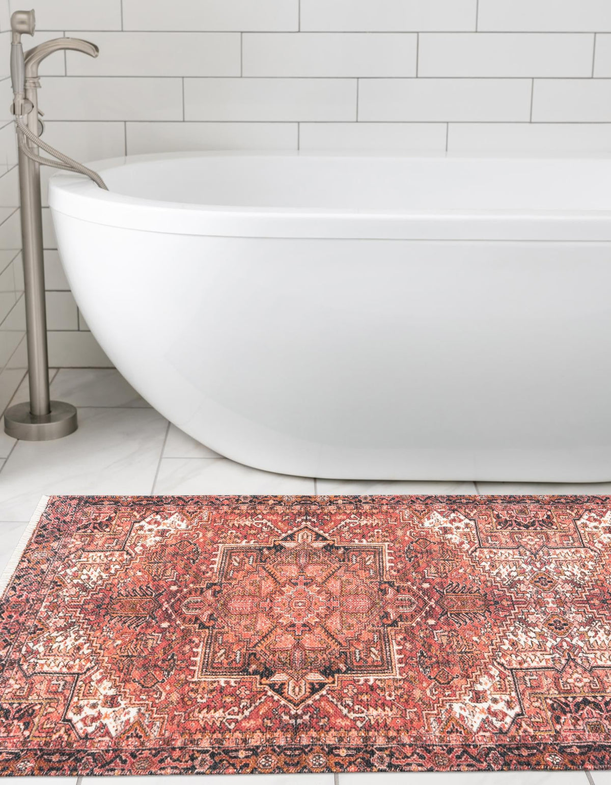 Bazaar Chic Collection Area Rug -  Essaouira Runner Rust Red  lifestyle 30