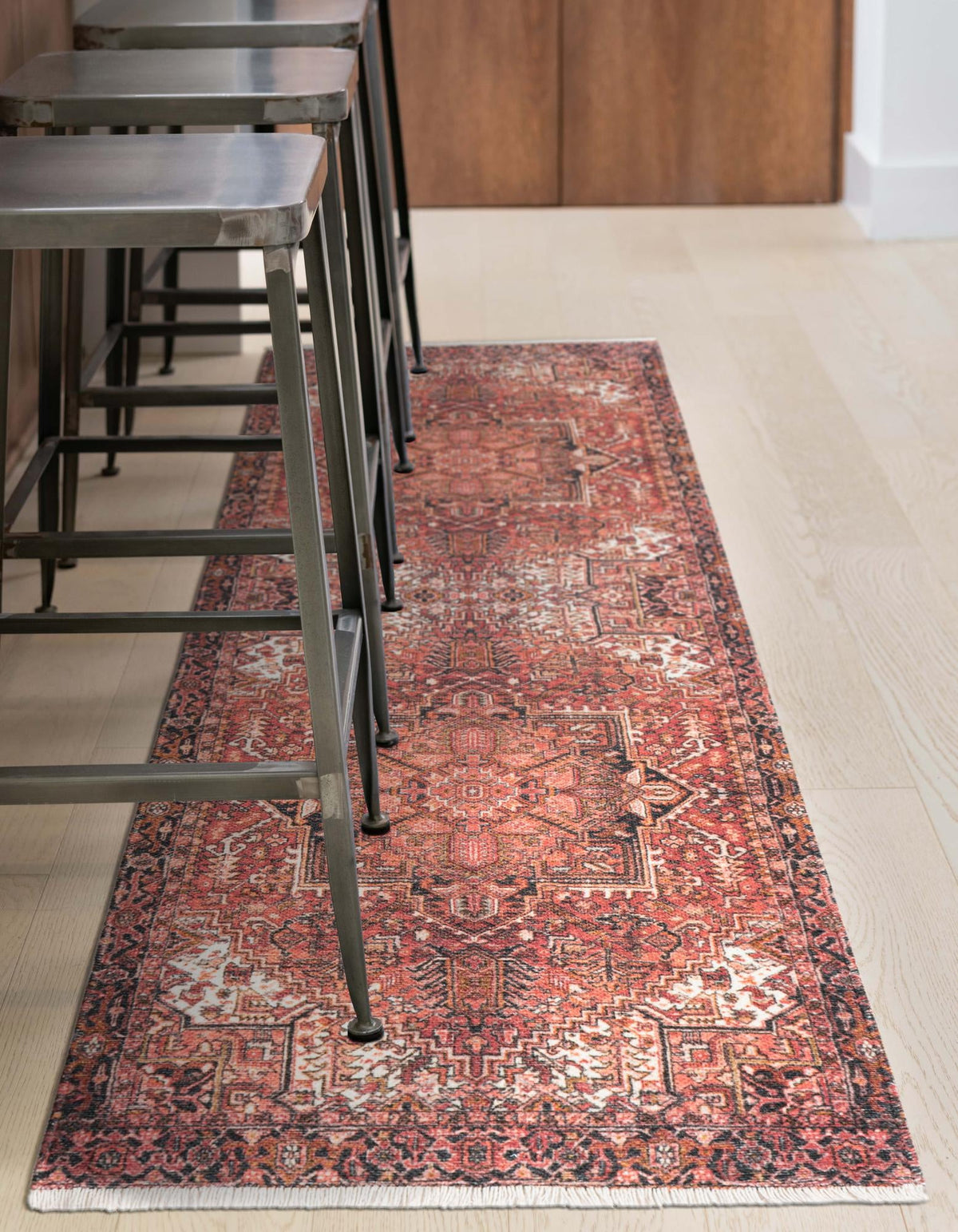 Bazaar Chic Collection Area Rug -  Essaouira Runner Rust Red  lifestyle 32