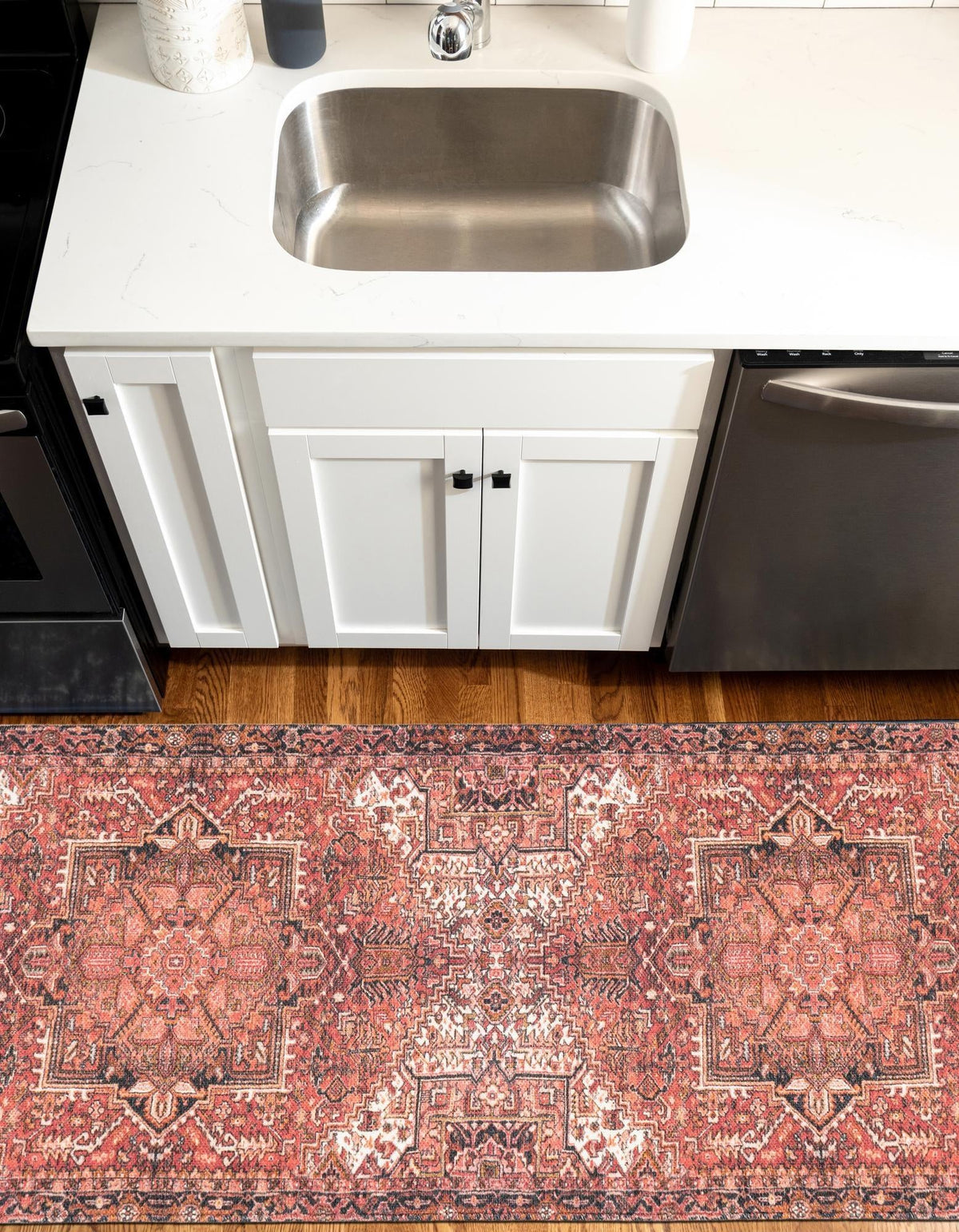 Bazaar Chic Collection Area Rug -  Essaouira Runner Rust Red  lifestyle 41