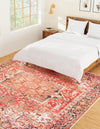 Bazaar Chic Collection Area Rug -  Essaouira Square Rust Red  lifestyle 25