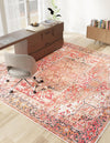 Bazaar Chic Collection Area Rug -  Essaouira Square Rust Red  lifestyle 33