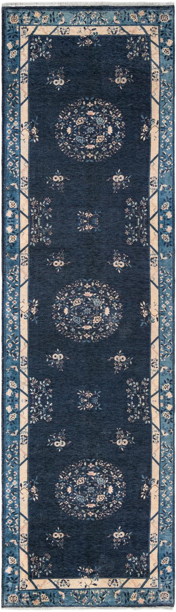 Bazaar Chic Collection Area Rug -  Ouarzazate Runner Navy Blue  lifestyle 18