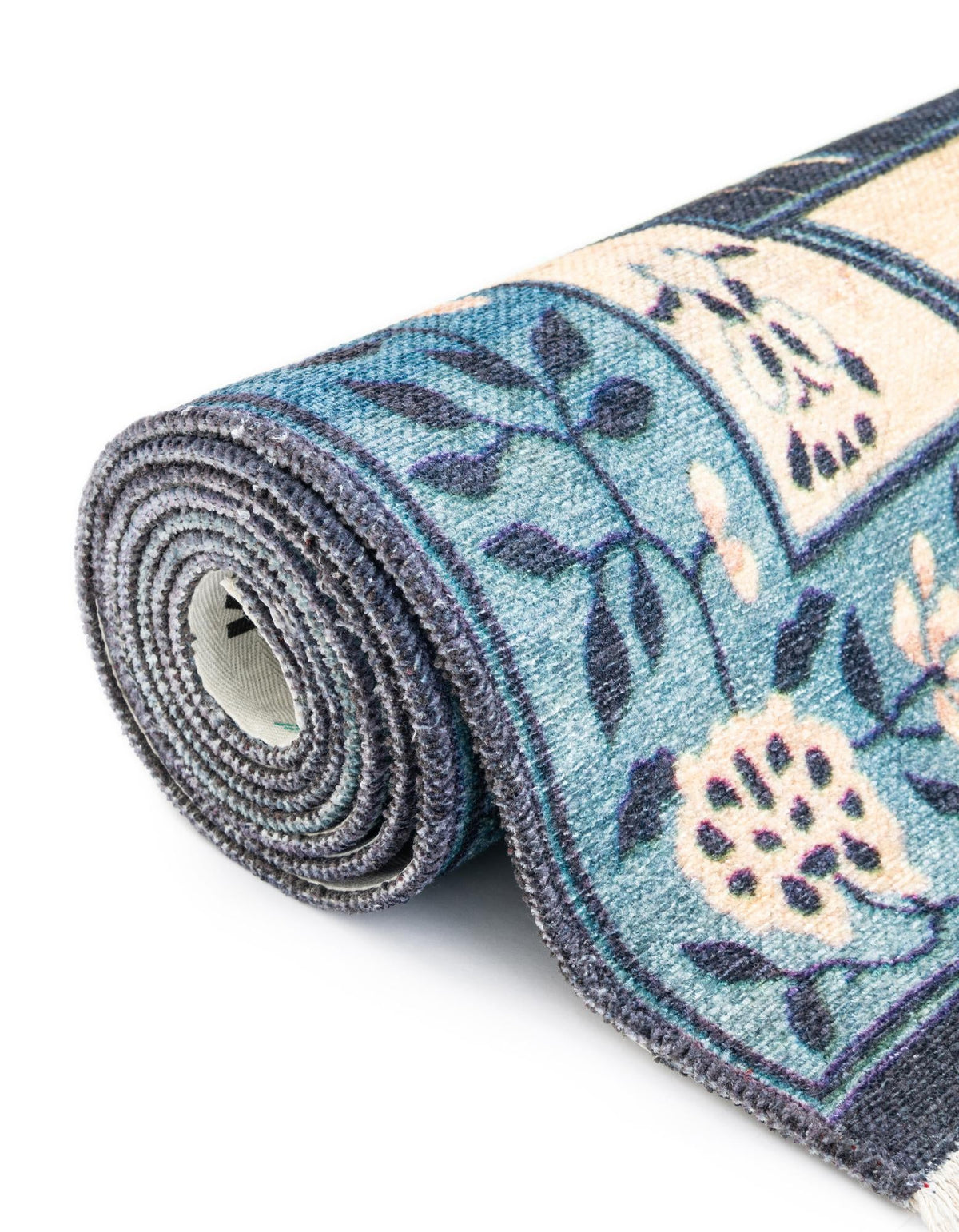 Bazaar Chic Collection Area Rug -  Ouarzazate Rectangle Navy Blue  lifestyle 12