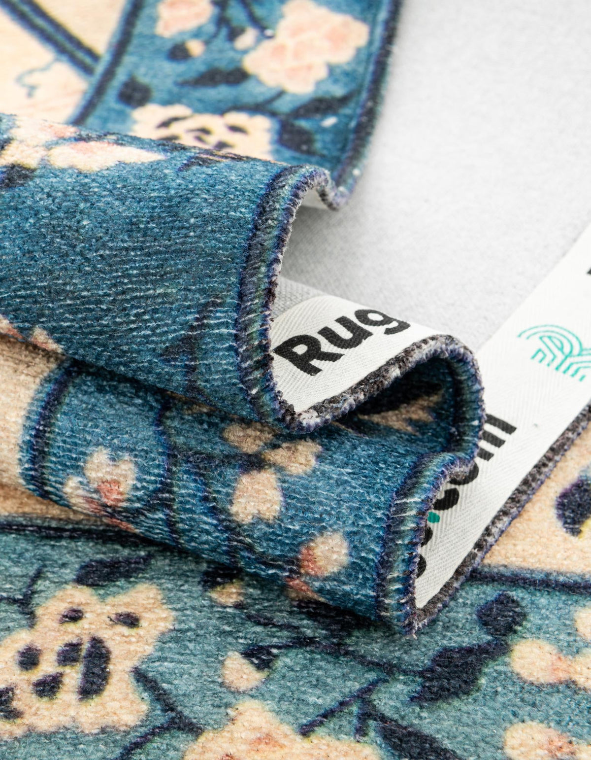 Bazaar Chic Collection Area Rug -  Ouarzazate Rectangle Navy Blue  lifestyle 13