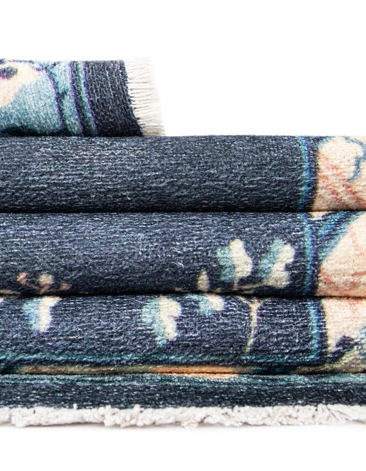 Bazaar Chic Collection Area Rug -  Ouarzazate Rectangle Navy Blue  lifestyle 14