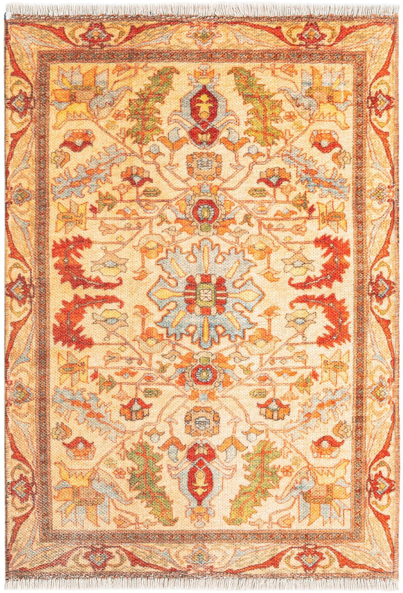 Bazaar Chic Collection Area Rug -  Tetouan Rectangle Beige Main
