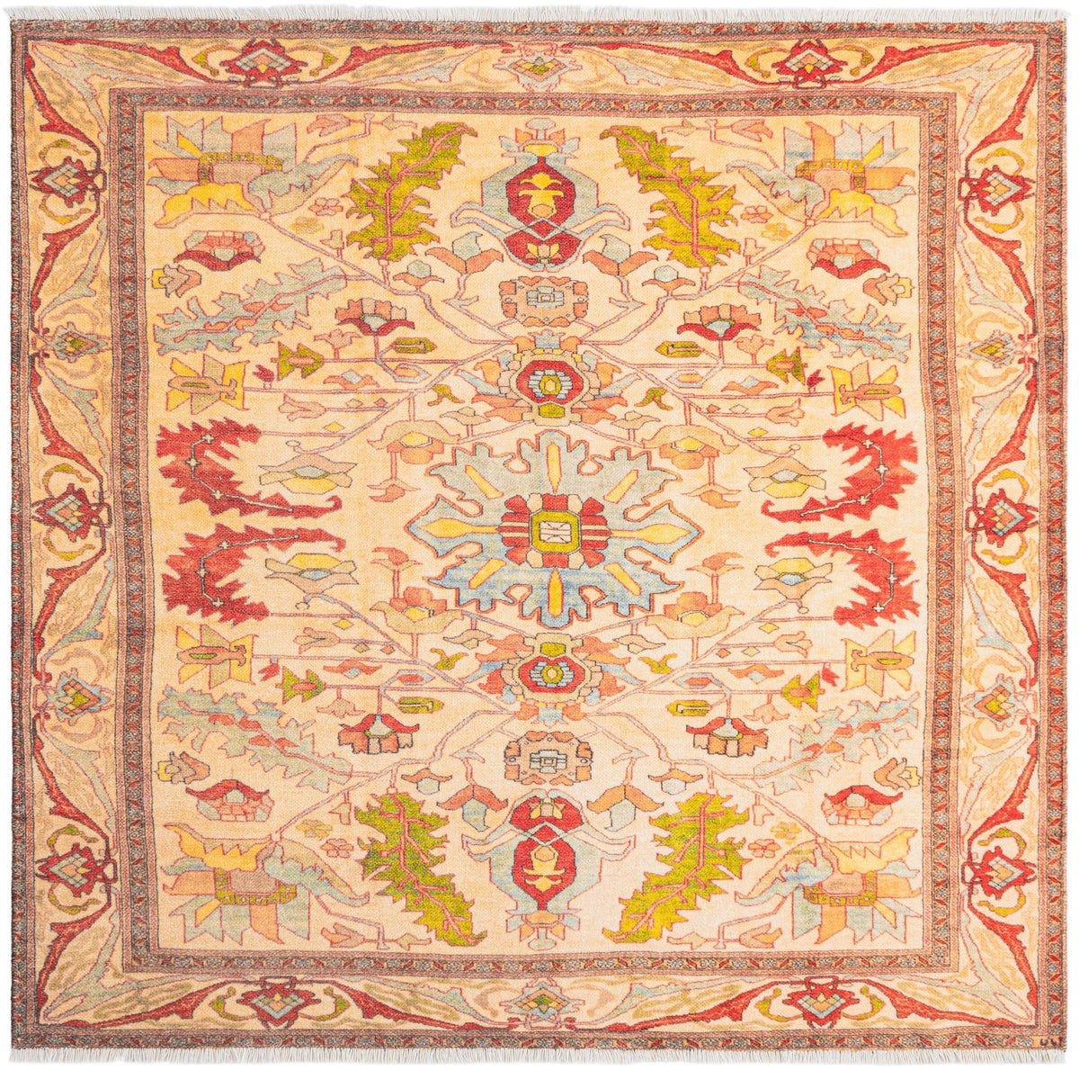 Bazaar Chic Collection Area Rug -  Tetouan Square Beige  lifestyle 19
