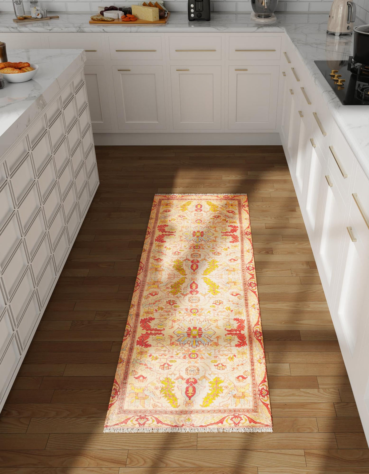 Bazaar Chic Collection Area Rug -  Tetouan Runner Beige  lifestyle 38
