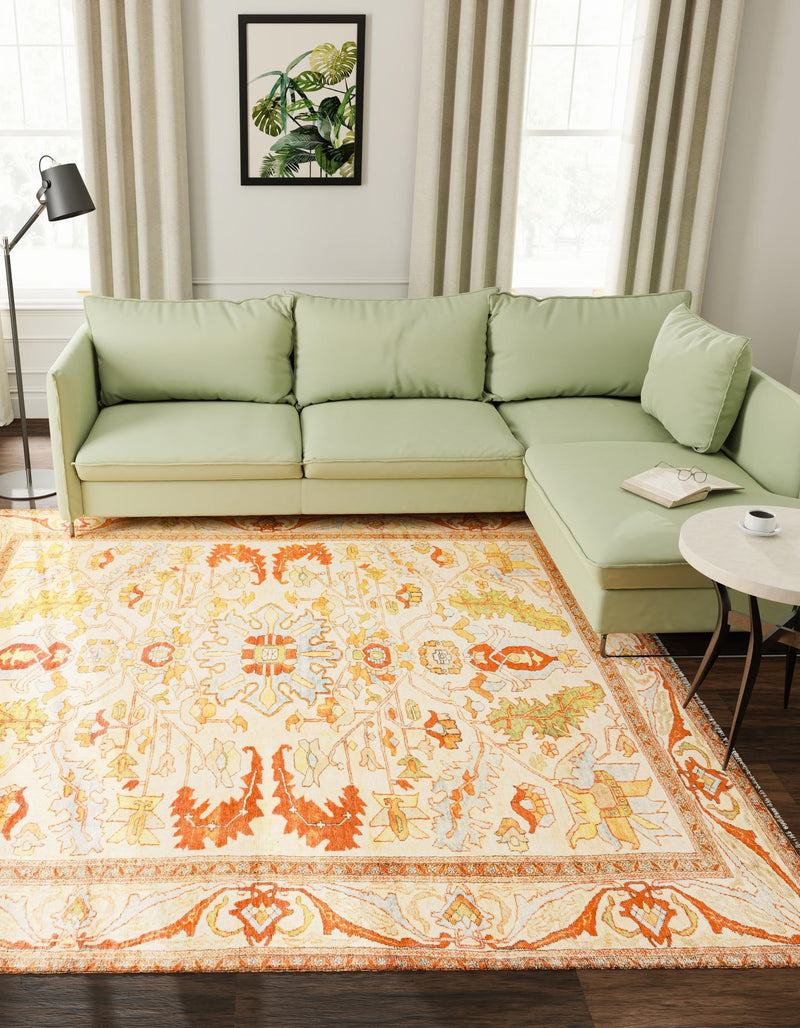 Bazaar Chic Collection Area Rug -  Tetouan Square Beige  lifestyle 23