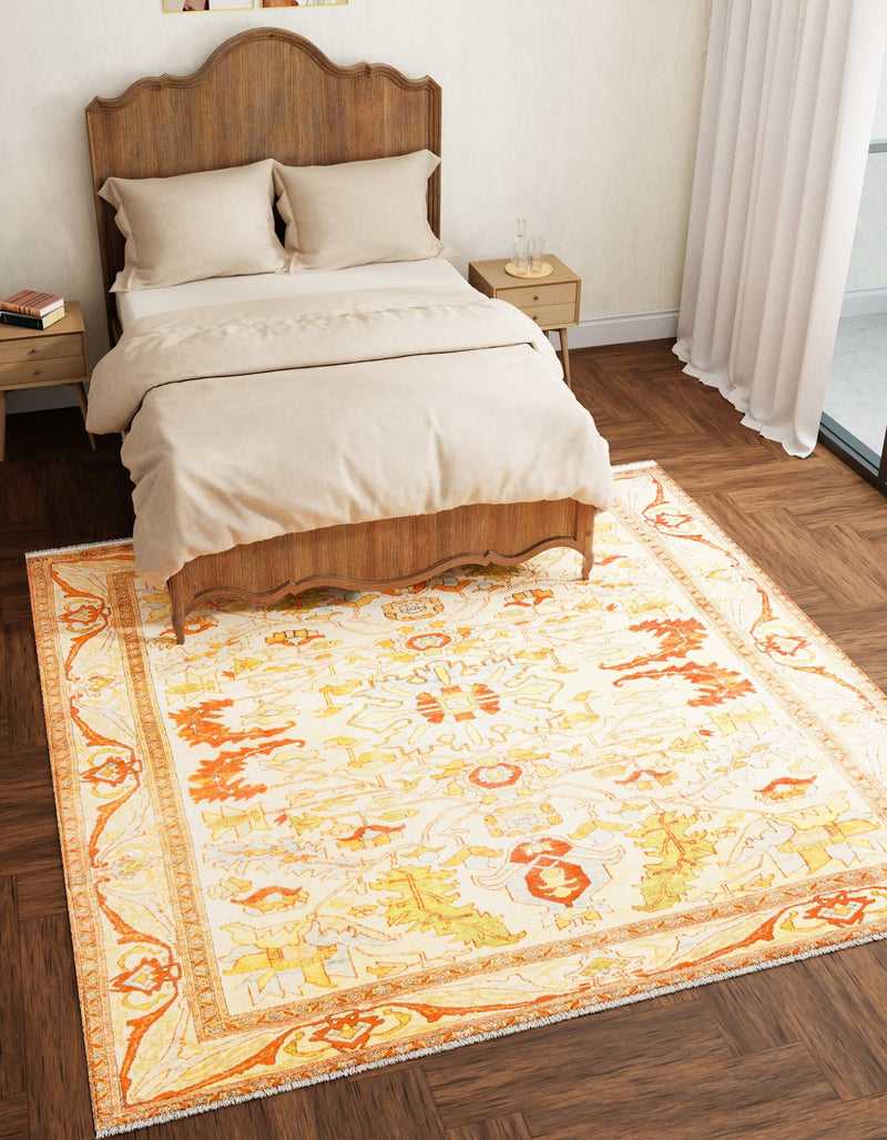 Bazaar Chic Collection Area Rug -  Tetouan Square Beige  lifestyle 25