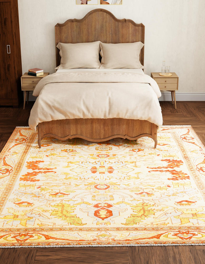 Bazaar Chic Collection Area Rug -  Tetouan Square Beige  lifestyle 27