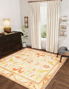 Bazaar Chic Collection Area Rug -  Tetouan Square Beige  lifestyle 37