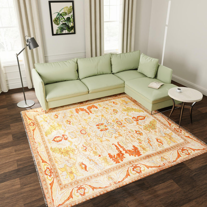 Bazaar Chic Collection Area Rug -  Tetouan Square Beige  lifestyle 61