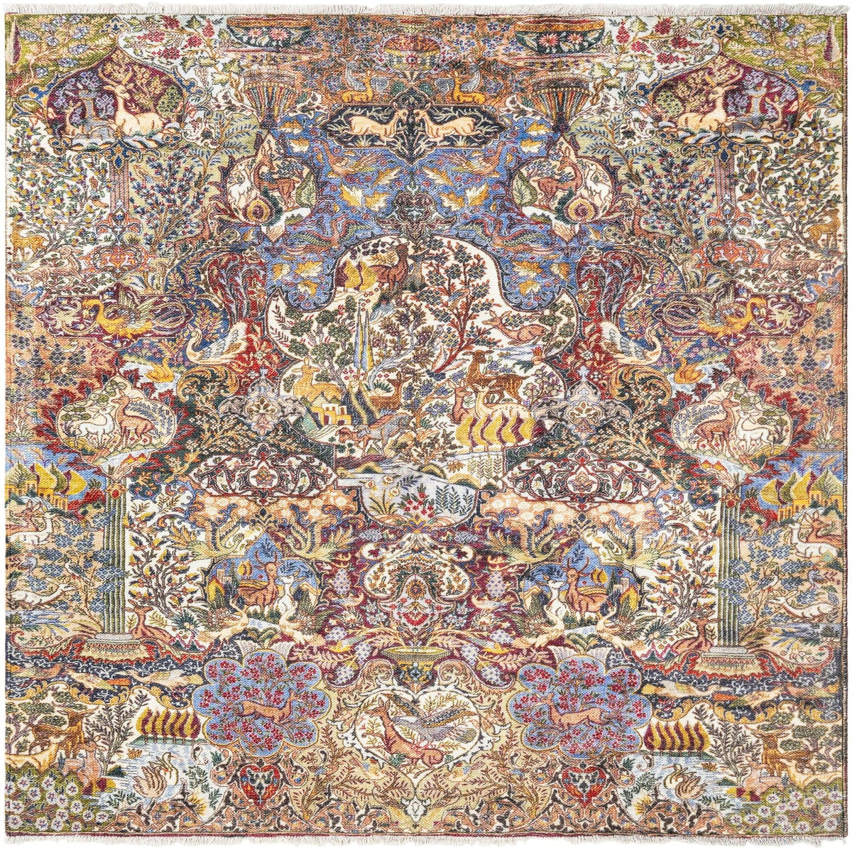 Bazaar Chic Collection Area Rug -  Safi Square Multi  lifestyle 23