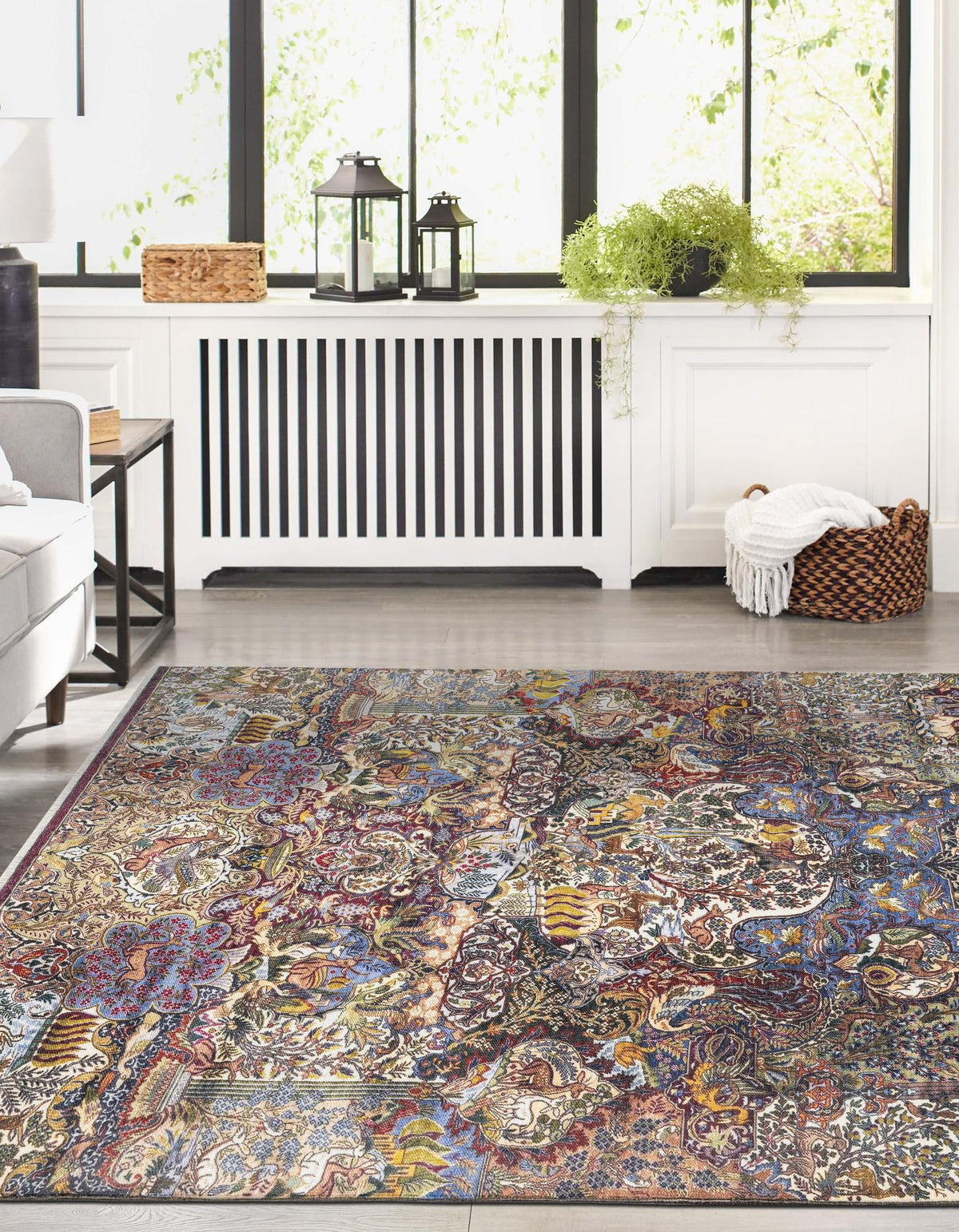 Bazaar Chic Collection Area Rug -  Safi Rectangle Multi  lifestyle 7