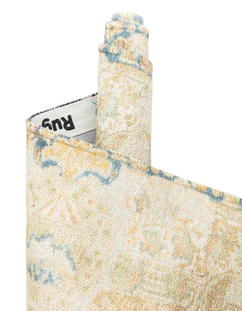 Bazaar Chic Collection Area Rug -  Kenitra Rectangle Blue and Ivory  lifestyle 11