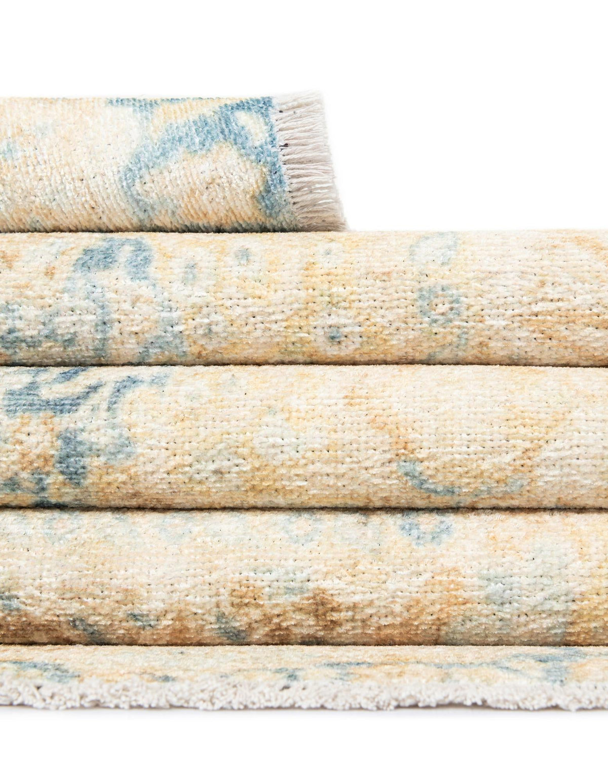 Bazaar Chic Collection Area Rug -  Kenitra Rectangle Blue and Ivory  lifestyle 14