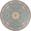 Patio Elegance Collection Area Rug -  Bower Round Blue  lifestyle 33