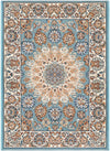 Patio Elegance Collection Area Rug -  Bower Rectangle Blue  lifestyle 3