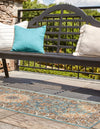 Patio Elegance Collection Area Rug -  Bower Runner Blue  lifestyle 69