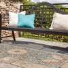 Patio Elegance Collection Area Rug -  Bower Runner Blue  lifestyle 126