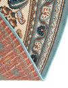 Patio Elegance Collection Area Rug -  Bower Round Blue  lifestyle 84