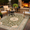 Patio Elegance Collection Area Rug -  Bower Rectangle Green  lifestyle 42