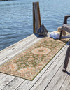 Patio Elegance Collection Area Rug -  Bower Runner Green  lifestyle 52