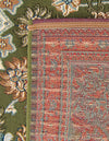 Patio Elegance Collection Area Rug -  Bower Runner Green  lifestyle 89
