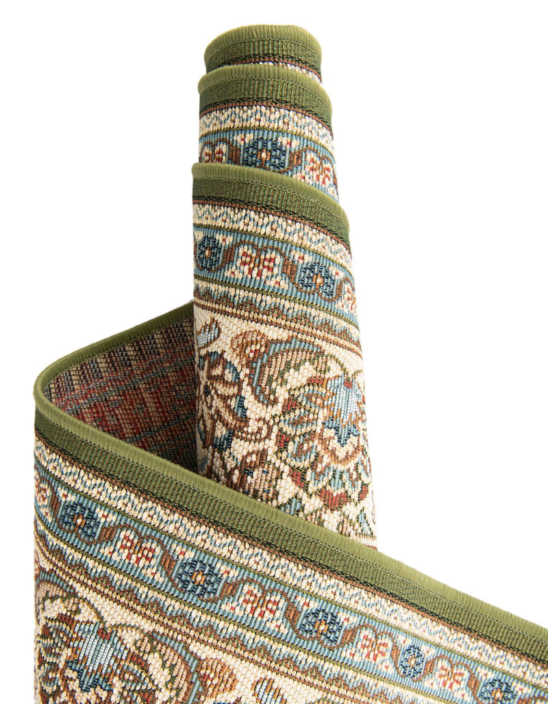 Patio Elegance Collection Area Rug -  Bower Runner Green  lifestyle 103