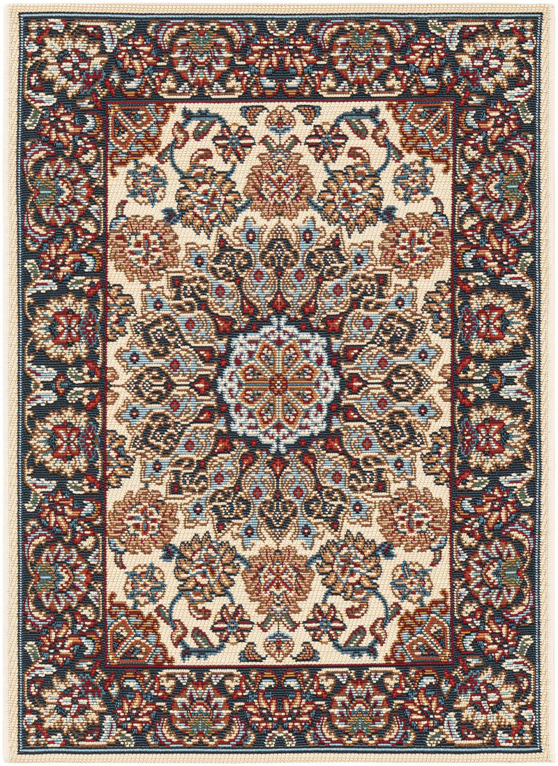 Patio Elegance Collection Area Rug -  Bower Rectangle Ivory  lifestyle 2