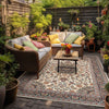 Patio Elegance Collection Area Rug -  Bower Rectangle Ivory  lifestyle 29
