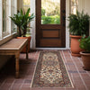 Patio Elegance Collection Area Rug -  Bower Runner Ivory  lifestyle 140