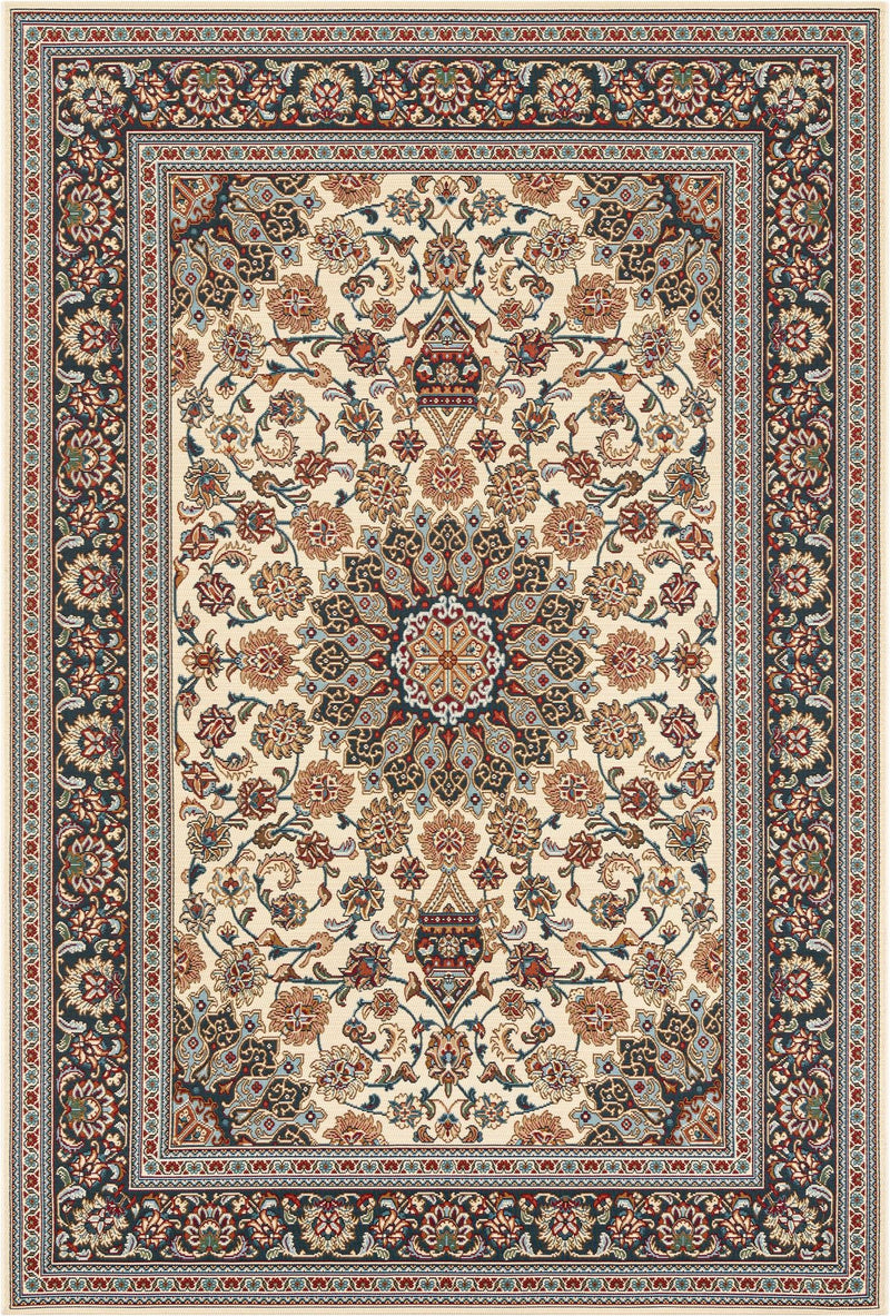 Patio Heritage Collection Area Rug -  Bower Rectangle Ivory  lifestyle 4
