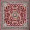 Patio Elegance Collection Area Rug -  Bower Square Red  lifestyle 35