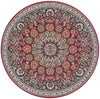 Patio Elegance Collection Area Rug -  Bower Round Red  lifestyle 36