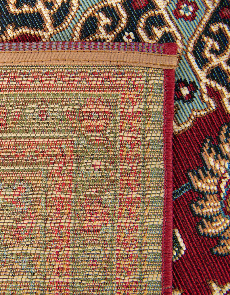 Patio Elegance Collection Area Rug -  Bower Rectangle Red  lifestyle 16