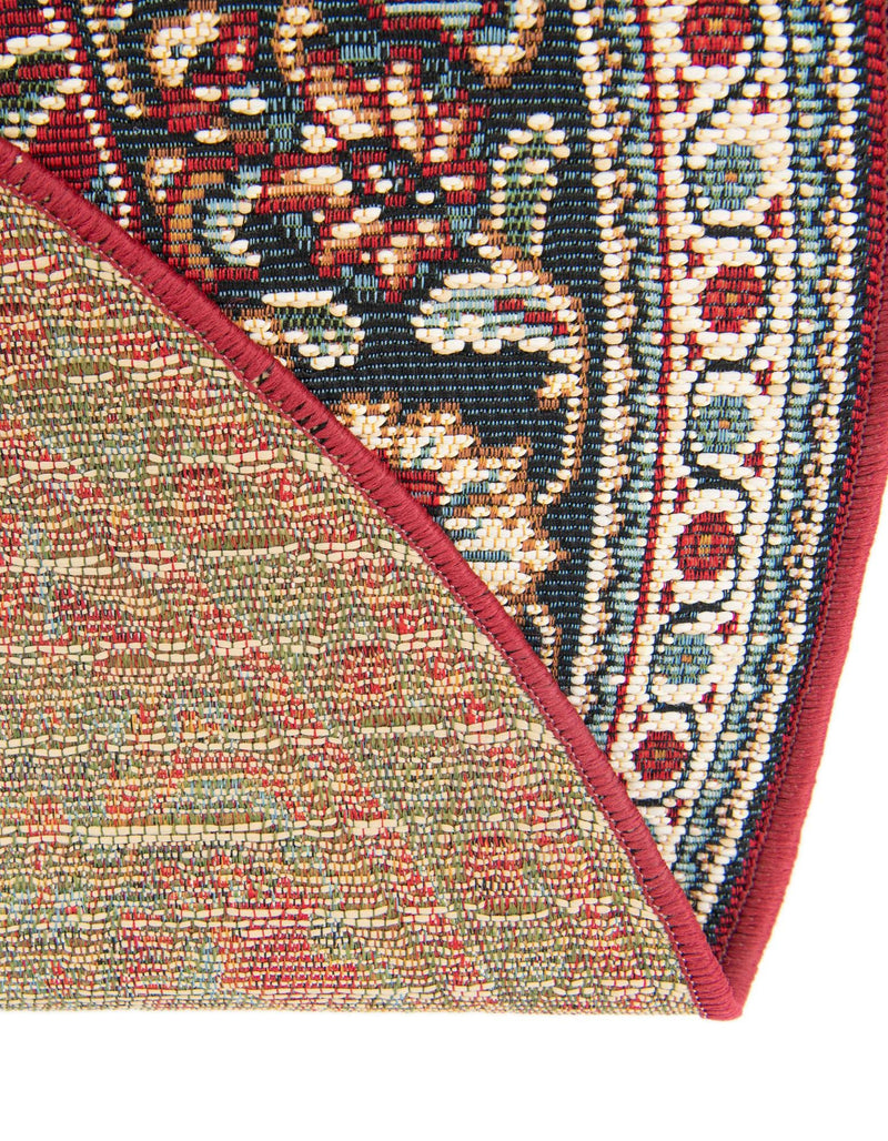 Patio Elegance Collection Area Rug -  Bower Round Red  lifestyle 87