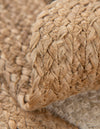 Playful Threads Jute Collection Area Rug - Tanglewood Round White and Natural  lifestyle 110
