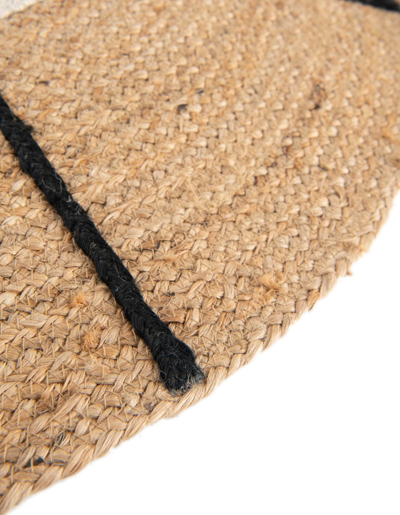 Playful Threads Jute Collection Area Rug - Tanglewood Round Natural and Ivory  lifestyle 66