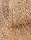Playful Threads Jute Collection Area Rug - Tanglewood Round Natural  lifestyle 62