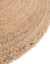 Playful Threads Jute Collection Area Rug - Tanglewood Round Natural  lifestyle 67