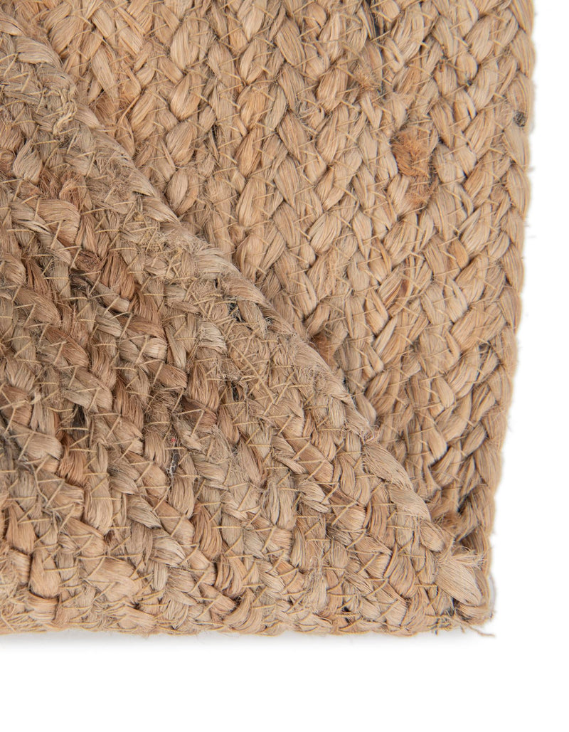 Playful Threads Jute Collection Area Rug - Tanglewood Round Natural  lifestyle 77