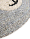 Playful Threads Jute Collection Area Rug - Tanglewood Round Gray  lifestyle 118