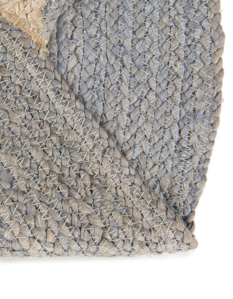 Playful Threads Jute Collection Area Rug - Tanglewood Round Gray  lifestyle 131