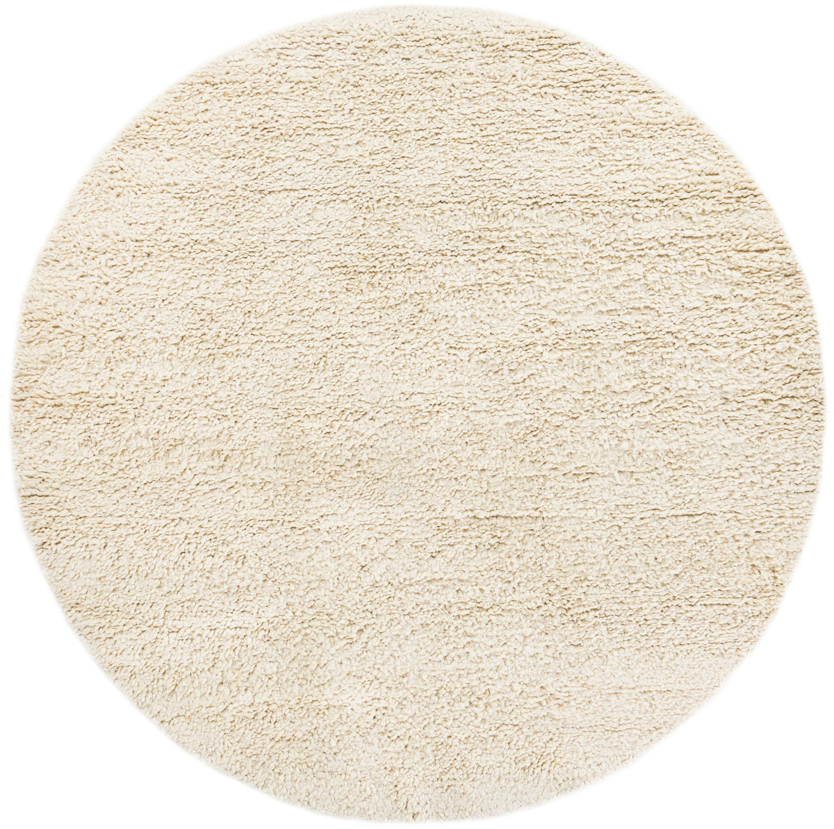 Wellington Luxe Shag Collection Area Rug - Kapiti Round Moroccan Ivory  lifestyle 32